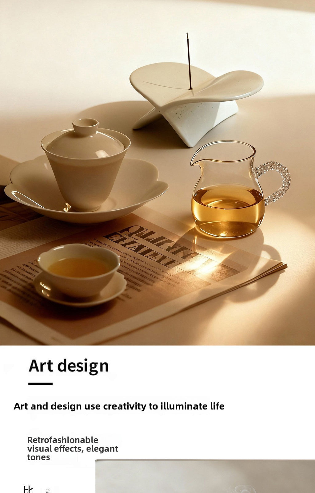 Airplane ceramic incense holder with incense stick and cozy lighting