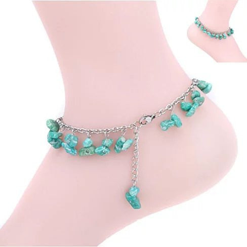 Turquoise Beach Muse Bracelet As Well As Anklet